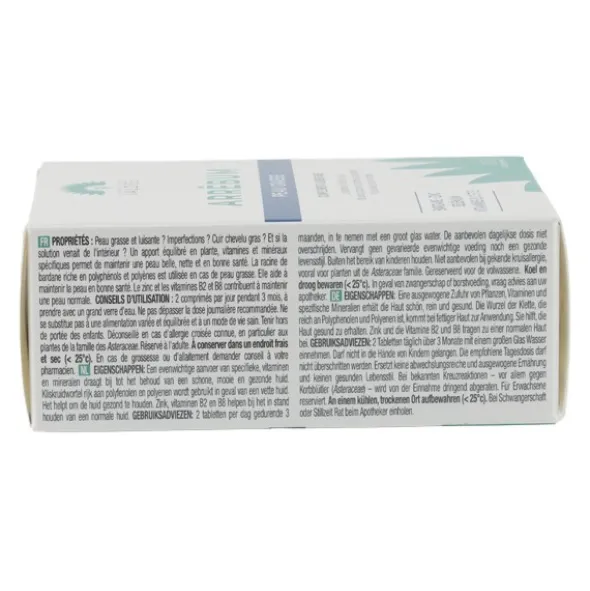 Arrêbum Peau grasse comprimés