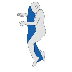 Asklé coussin de positionnement demi-lune