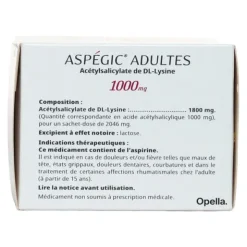 Aspégic 1000 Adulte sachet