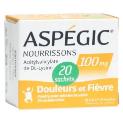 Aspégic 100 mg nourrisson sachet