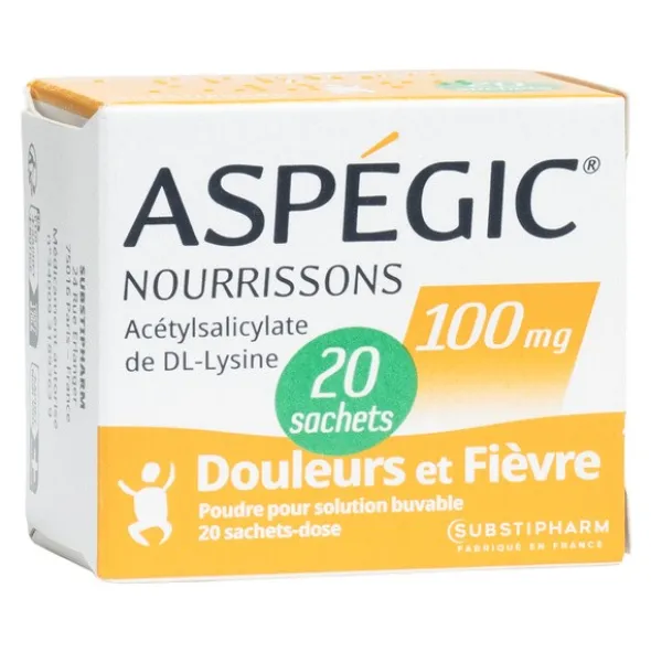 Aspégic 100 mg nourrisson sachet