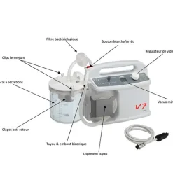 Aspirateur gastrique V7G