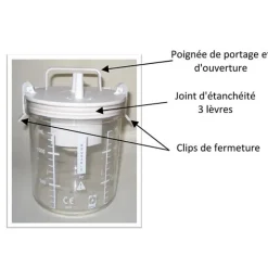 Aspirateur gastrique V7G