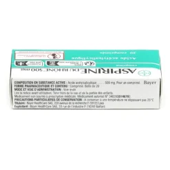 Aspirine du Rhône 500 mg comprimé