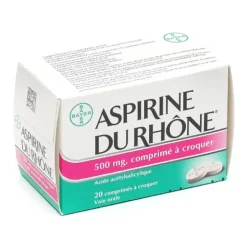 Aspirine du Rhône 500 mg comprimé à croquer