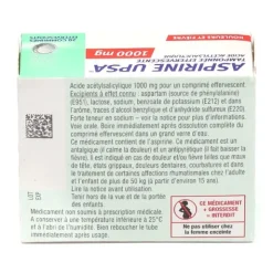 Aspirine UPSA 1000 effervescent