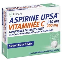 Aspirine vitaminée C Upsa comprimé effervescent