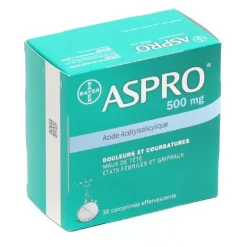 Aspro 500 mg comprimé effervescent