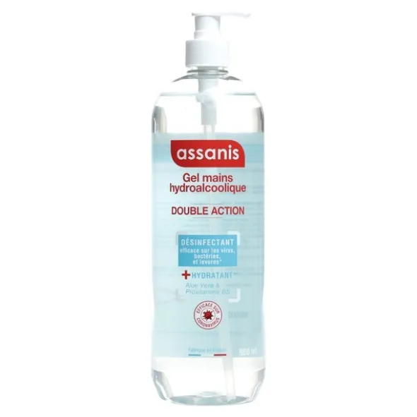 Assanis gel hydroalcoolique mains