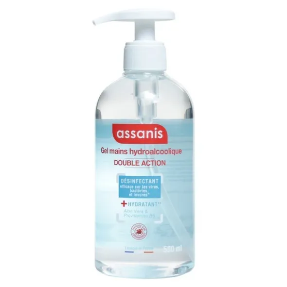 Assanis gel hydroalcoolique mains