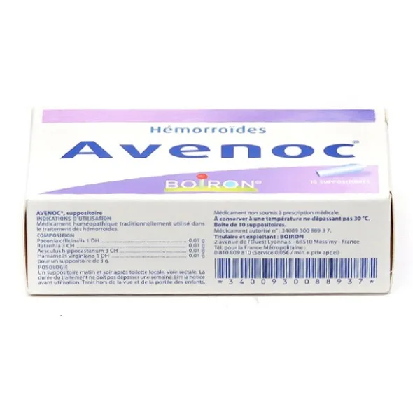 Avenoc Boiron suppositoires