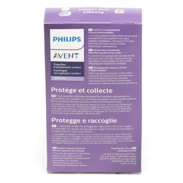 Avent coquilles d'allaitement confort