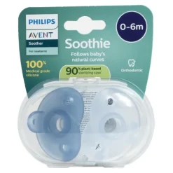 Avent Soothie Sucette silicone 0-6 mois lot de 2
