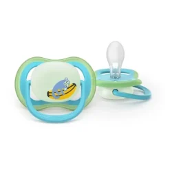 Avent Ultra Air Nightime Sucette anatomique silicone 6-18 mois