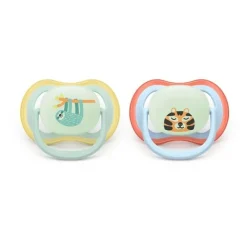 Avent Ultra Air Nightime Sucette anatomique silicone 0-6 mois