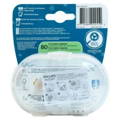 Avent Ultra Air sucette symétrique Nuit +18 mois