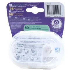 Avent Ultra soft sucette symétrique silicone 6-18 mois