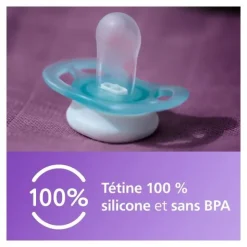 Avent Ultra Start sucette anatomique silicone 0-2 mois