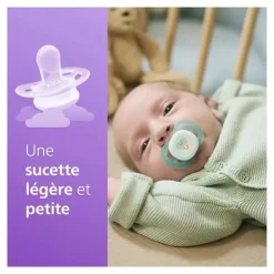 Avent Ultra Start sucette anatomique silicone 0-2 mois
