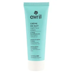 Avril crème de nuit peaux sèches et sensibles bio
