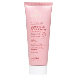 Avril dentifrice enfant goût fraise