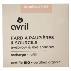 Avril Fard à paupières et sourcils bio