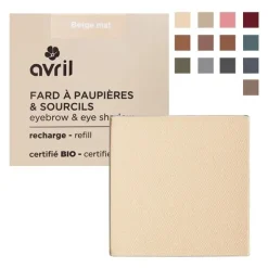 Avril Fard à paupières et sourcils bio