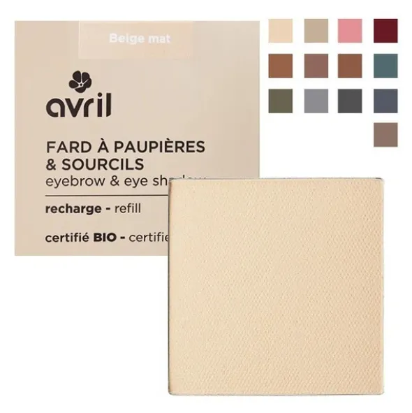 Avril Fard à paupières et sourcils bio