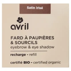 Avril Fard à paupières et sourcils bio