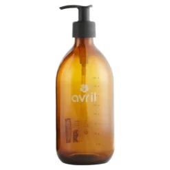 Avril Flacon verre pompe rechargeable
