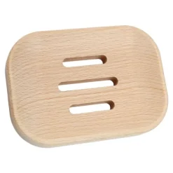Avril Porte savon en bois de hêtre