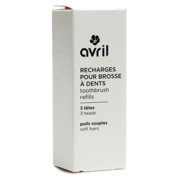 Avril recharges pour brosse à dents souple