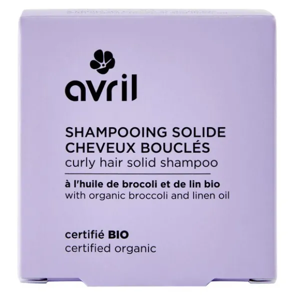 Avril shampooing solide cheveux bouclés bio