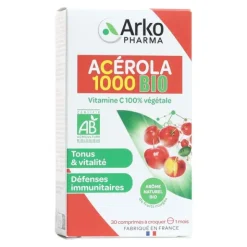 Azinc Acerola 1000 Bio comprimés à croquer