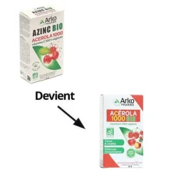 Azinc Acerola 1000 Bio comprimés à croquer