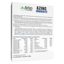 Azinc Immunité comprimés