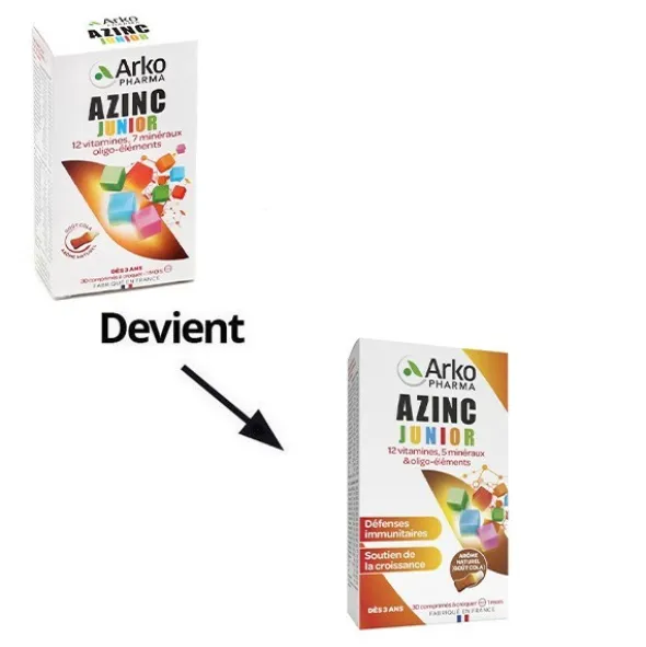 Azinc Junior cola comprimés à croquer