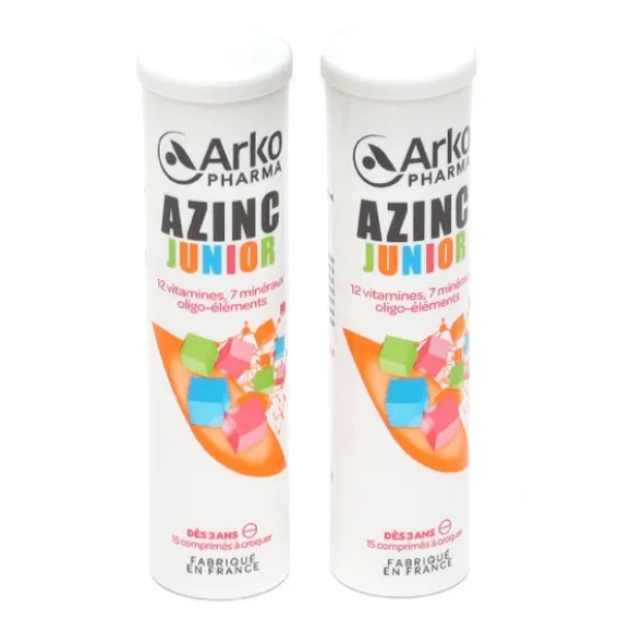 Azinc Junior fraise comprimés à croquer