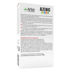 Azinc Junior fraise comprimés à croquer