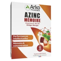Azinc Mémoire Gélules