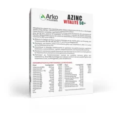 Azinc Vitalité 50+ comprimés