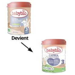 Babybio Caprea croissance lait de chèvre 3e âge bio