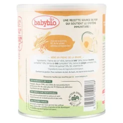 Babybio 5 céréales nature Riz Blé Avoine Seigle Quinoa