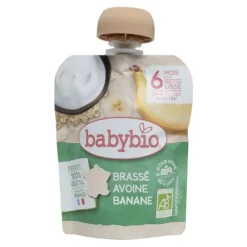 Babybio gourde Brassé Avoine Banane bio