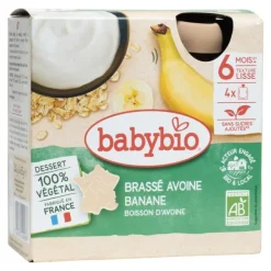 Babybio gourde Brassé Avoine Banane bio