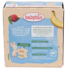 Babybio gourdes brassé framboise banane bio