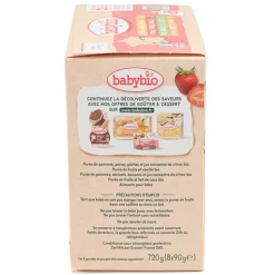 Babybio gourdes fruits multi-parfums bio