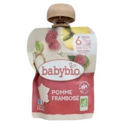 Babybio gourdes Pomme Framboise bio