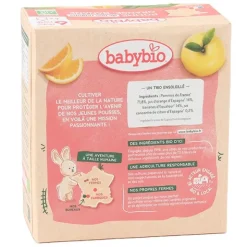 Babybio Gourdes Pomme Orange Banane
