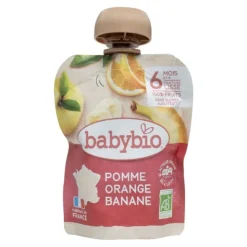 Babybio Gourdes Pomme Orange Banane